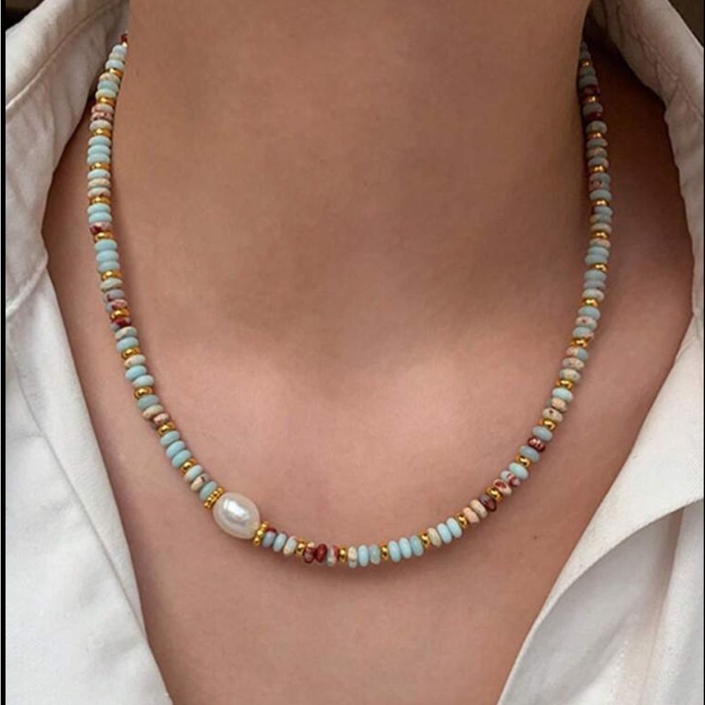 Bohemian necklace A564 - Picture 2 of 5
